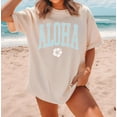 thumbnail image 5 of Aloha Hibiscus Graphic Tee - Oversized T-Shirt, 5 of 6