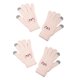 thumbnail image 1 of 2 pares de guantes de algodón con cinco dedos para pantalla táctil para ciclismo, de invierno, cálidos y bonitos, para mujer719, 1 of 5