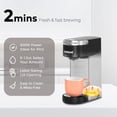 thumbnail image 3 of Slim Single Serve Coffee Maker for K Pods, 3 of 8