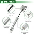 thumbnail image 6 of Unique Bargains 2 Set 4Ib/20N/2kg 7" Lift Support Struts Silver Tone for Kitchen Cabinet Door, 6 of 7