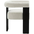 thumbnail image 5 of Meridian Furniture Barrel Cream Dining Chair, 5 of 8