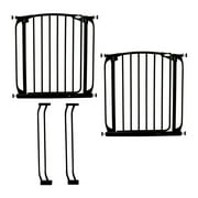 Dreambaby Black Metal Chelsea Auto Close Baby Security Gate Value Pack
