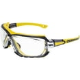 thumbnail image 3 of 2 Paires de Lunettes de Sécurité Rembourrées Octane Global Vision avec Joints Orange et Jaune, Verres Transparents, 3 of 4