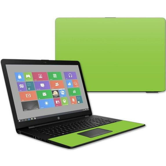 MightySkins HP17T-Solid Lime Green Skin Decal Wrap for HP 17T Laptop 17.3 in. 2017 - Solid Lime Green
