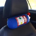 thumbnail image 5 of Almohada para el cuello del coche, diseño de botella, almohada de felpa para reposacabezas de coche, almohada de apoyo para el cuello para asiento de coche, silla de oficina, viajes, 5 of 5