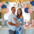 thumbnail image 3 of 36 Piece Balloon Set, Navy Blue and Rose Gold Latex Balloons for Party Decorations, 3 of 6