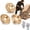 1 Set, variant on 3PCS Wood Carving Disc Set - Carbide Grinding Shaping Wheel for 4" & 4-1/2" Angle Grinder, Wood Carving Disc with 5/8" Arbor for Woods Cutting Sanding Polishing (1 Set)
