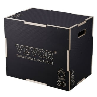 Yes4All 3-in-1 Wooden Plyo Box - Three Height Options - Walmart.com