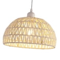 thumbnail image 2 of Yinanstore Rattan Ceiling Light Fixture Lighting Chandelier Adjustable Wire Rope LED Pendant Light for Dorm Living Room Shop Kitchen Island Office, 2 of 4