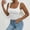A1_White, variant on Womens Cotton Ribbed Square Neck Tank Tops Basic Sleeveless Summer Cami Shirts Slim Fit Sleeveless Camisole Stretchy Knit Solid Color Basic Cami Shirt Layering Workout Tank Tops White S
