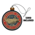 thumbnail image 2 of Back 40 Possum on the Half Shell Roadkill Wood Christmas Tree Holiday Ornament, 2 of 7