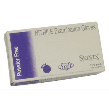 Skintx Soft Nitrile Exam Gloves- Size X-Large- Case of 900