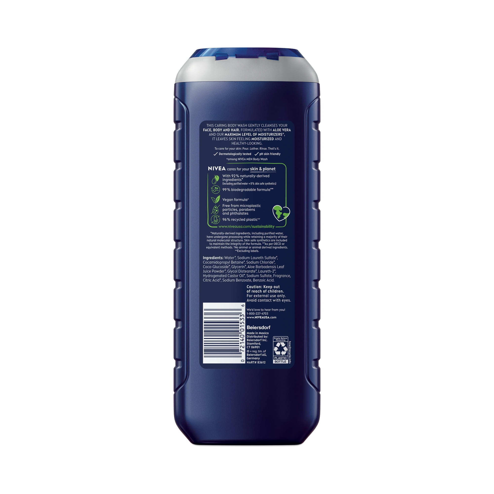 Nivea Men Maximum Hydration Body Wash - 16.9 fl oz