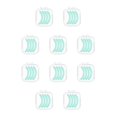 thumbnail image 2 of Guardurnaity Recambios para rizador de pestañas, colorido, duradero, sólido, superficie lisa, suministros de herramientas de belleza, reemplaza la tira Agua Azul (Cuatro) 10piezas Guardurnaity CBP385799, 2 of 4