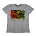 thumbnail image 1 of Playera Para Niño Jurassic World Jurassic World Cuello Redondo Manga Corta Talla 6 Gris Jaspe, 1 of 2