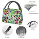 thumbnail image 4 of Fotbe Colorful Tie Dye Stained Glass Bolsa Térmica Portátil con Estampado, Bolsa de Entrega de Alimentos Aislada, Bolsa Reutilizable de Gran Capacidad para Comidas y Supermercado, 4 of 6