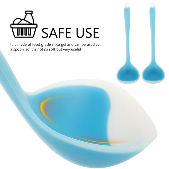 HAKIDZEL Ladles Cooking 2Pcs Set with and Silicone for Home Kitchen and Outdoor Picnic