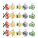 thumbnail image 1 of Juego de 20 horquillas para el pelo para perros, gatos y conejos en varios colores con estampados de frutas, 1 of 8