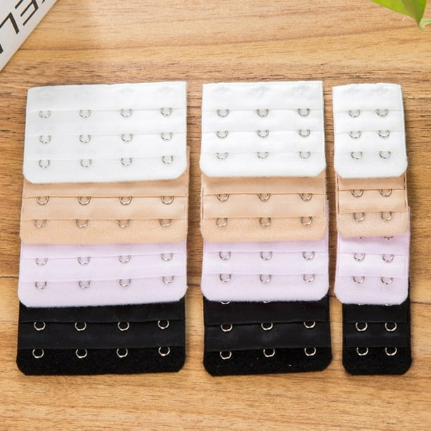 【Seckill MX$ 9.00 Límite de compra 2】Espalda Sujetador Extensor Correas 2/3/4 Ganchos 3 Filas Ropa Interior Accesorios Sin Tirantespangjing