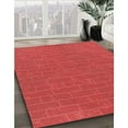 thumbnail image 2 of Ahgly Company Indoor Round Patterned Red Area Rugs, 7' Round, 2 of 6