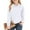 #03White, variant on Drmagiyhm Girls Uniforms Tops for School Golf Long Sleeve Shirt Casual Button Down Blouse 2025 Fall New Collared Dressy Top 2-3 Years Black