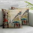 thumbnail image 3 of GOSMITH  Paris is Always a Good idea Throw Pillow Case Cushion Cover Home Office Decorative Square, 3 of 5