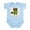 Sky Blue, variant on CafePress - Busy Little Beaver Infant Bodysuit - Baby Light Bodysuit, Size Newborn - 24 Months