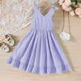 thumbnail image 4 of XXWXYD Girls Sweet Holiday Dress Spring Summer Autumn Comfortable Fashionable Ruffle Design Casual Party Outfit Soft Cotton, 4 of 8