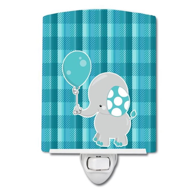 Carolines Treasures BB6835CNL Elephant with Balloon Ceramic Night Light