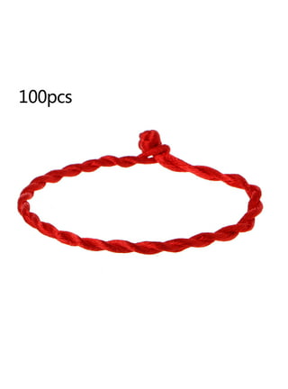 Red string bracelet , Kabbalah bracelet, woven braided adjustable bracelet  - men women st030 