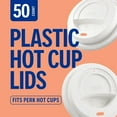 thumbnail image 4 of Staples Perk Plastic Hot Cup Lid 10/12/16 Oz. White 50/Pk PK54369, 4 of 6