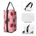thumbnail image 3 of Goofa Strawberry Printed Toiletry Bag with Handle,Large Capacity Travel Makeup Cosmetic Bag for Women, Carry on Airport Airline Compliant Bag, 3 of 9