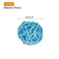 thumbnail image 2 of Uxcell 12 Pcs Wicker Rattan Balls Decorative Balls 1.2Inch for Vase Fillers ,Wedding ,Party ,Light Blue, 2 of 5