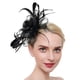 thumbnail image 2 of Banda Para El Cabello Con Malla Floral Para Accesorio Para El Cabello Headwear - Negro Hugo Sombrero de mujer fascinante, 2 of 10