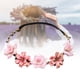 thumbnail image 5 of Boda Floral Corona Sunnimix Banda para el Cabello Boho Guirnalda Cabello Rosado nuevo, 5 of 8