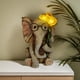 thumbnail image 5 of Matsuzay Estatua de elefante para decoración de jardín al aire libre con luces LED solares. Regalo de cumpleaños para mamá. Decoración del hogar, 5 of 6