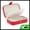 Red, variant on Unique Bargains Portable Jewelry Box PU Travel Organizer Beige