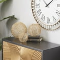 thumbnail image 3 of 8", 6", 5"H Gold Metal Geometric Sculpture, by CosmoLiving by Cosmopolitan (3 Count), 3 of 8