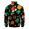 thumbnail image 5 of Chaquetas de moda navideña 2024 para hombre, abrigo navideño informal de manga corta con estampado 3D, ropa de vacaciones para hombres, mujeres y niños, abrigos hawaianos, 5 of 5