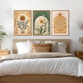thumbnail image 2 of Hieng Neutral Botanical Wall Art , Large Framed Boho Farmhouse Wall Decor, Modern Minimalist Floral Wall Painting, Rustic Wildflower Canvas Art Prints for Living Room, Bedroom Unframed, 2 of 6