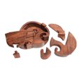 thumbnail image 2 of Matr Boomie HMEAEH104-702402 Handmade & Fair Trade Sleeping Cat Puzzle Box, 2 of 2