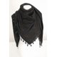 thumbnail image 2 of Keffiyeh Scarf Palestine Shemagh Arafat Hatta Wide With Tassels 100, 2 of 2