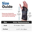 thumbnail image 6 of Carpal Tunnel Wrist Brace Night Support | Arm Brace Wrist Guard | Wrist Splint & Hand Brace | Carpal Tunnel Syndrome & Wrist Tendonitis Pain Relief Forearm Compression | Men Women (Right Wrist Brace), 6 of 10