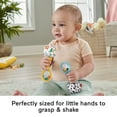 thumbnail image 4 of Fisher-Price Baby Rattle ‘n Rock Maracas Toys, Set of 2 for Infants 3+ Months, High Contrast, 4 of 8