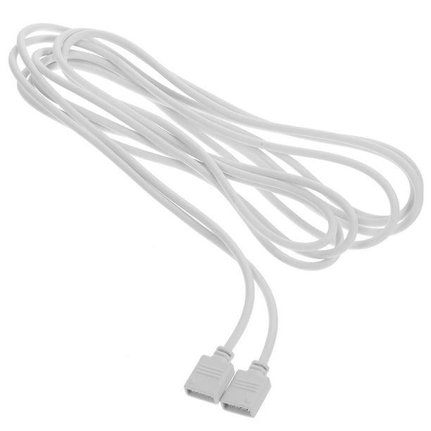 Conector LED de cable extendido de doble extremo de longitud de 3 metros de longitud para SMD 5050 3528 RGB LED tira de luz