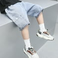 thumbnail image 6 of Shorts Boys Juniors Shorts Classic Fit Elastic Waist Shorts Outdoor Cargo Denim Overalls Bottoms Boys Outfits Size 9-10 Years Summer&nbsp;Clothes, 6 of 6