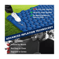 thumbnail image 3 of Inflatable Sleeping Pad Moisture-Proof Camping Mat Air Cushion Car Nap Outdoor Tent Inflatable Cushion C, 3 of 5