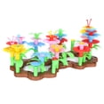 thumbnail image 5 of Juego de bloques de construcción de jardín de flores, juguete de montaje de flores DIY, juguete educativo para niños, 5 of 5