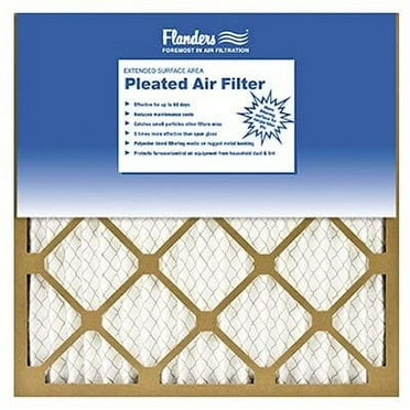 Pinch-Pleated Air Filter, 60-Days, 20x25x1-In.