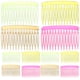 thumbnail image 1 of 12 peinetas de plástico de colores para el cabello, estilo vintage, pequeñas, para los lados del cabello, para mujer (color aleatorio)., 1 of 8